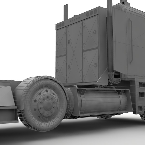 3d freightliner argosy long frame - Freightliner Argosy long frame by bansheewoj